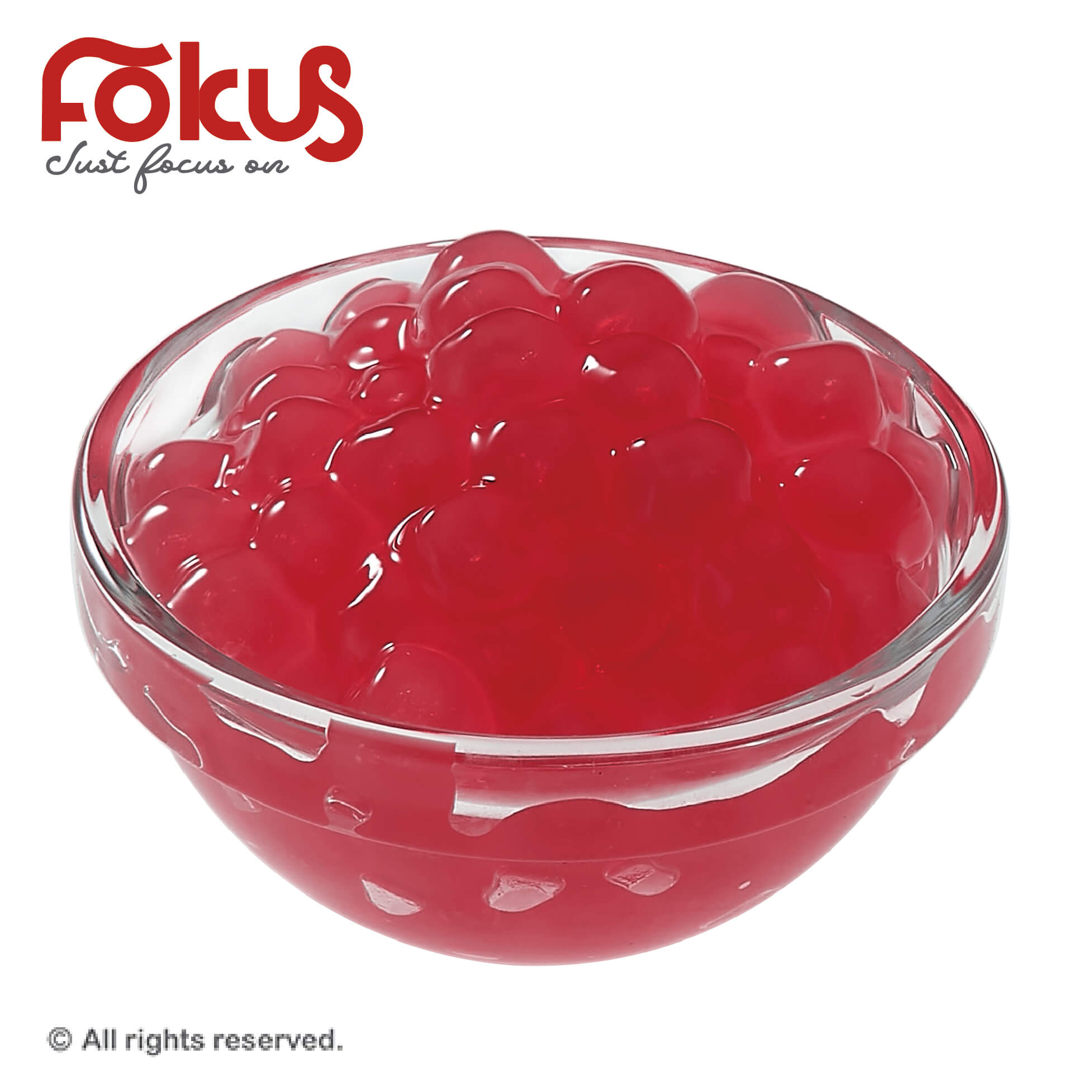 Wholesale strawberry crystal boba pearls – fruity and chewy bubble tea topping for global cafés, restaurants, and bars